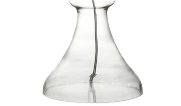 Madeline 35" Curved Glass LED Table Lamp